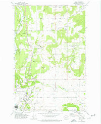 Mead Washington Historical topographic map, 1:24000 scale, 7.5 X 7.5 Minute, Year 1973