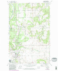 Mead Washington Historical topographic map, 1:24000 scale, 7.5 X 7.5 Minute, Year 1973