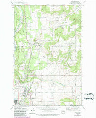 Mead Washington Historical topographic map, 1:24000 scale, 7.5 X 7.5 Minute, Year 1973