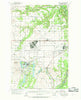 Medical Lake Washington Historical topographic map, 1:62500 scale, 15 X 15 Minute, Year 1954