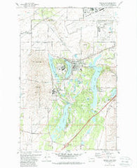 Medical Lake Washington Historical topographic map, 1:24000 scale, 7.5 X 7.5 Minute, Year 1973