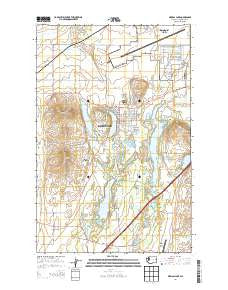 Medical Lake Washington Current topographic map, 1:24000 scale, 7.5 X 7.5 Minute, Year 2014