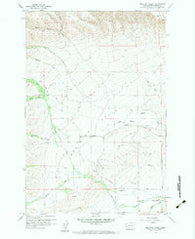 Medicine Valley Washington Historical topographic map, 1:24000 scale, 7.5 X 7.5 Minute, Year 1958