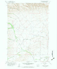 Medicine Valley Washington Historical topographic map, 1:24000 scale, 7.5 X 7.5 Minute, Year 1958