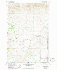 Medicine Valley Washington Historical topographic map, 1:24000 scale, 7.5 X 7.5 Minute, Year 1958