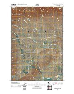 Medicine Valley Washington Historical topographic map, 1:24000 scale, 7.5 X 7.5 Minute, Year 2011