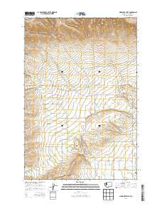 Medicine Valley Washington Current topographic map, 1:24000 scale, 7.5 X 7.5 Minute, Year 2013