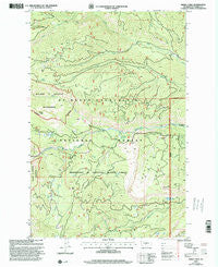 Meeks Table Washington Historical topographic map, 1:24000 scale, 7.5 X 7.5 Minute, Year 2000