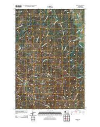 Menlo Washington Historical topographic map, 1:24000 scale, 7.5 X 7.5 Minute, Year 2011