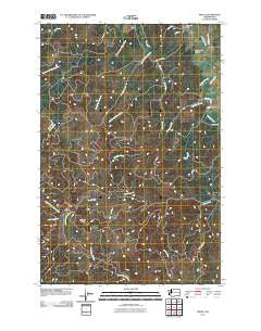 Menlo Washington Historical topographic map, 1:24000 scale, 7.5 X 7.5 Minute, Year 2011