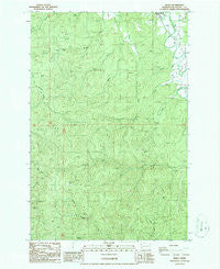 Menlo Washington Historical topographic map, 1:24000 scale, 7.5 X 7.5 Minute, Year 1986