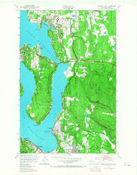 Mercer Island Washington Historical topographic map, 1:24000 scale, 7.5 X 7.5 Minute, Year 1950