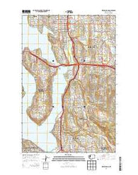 Mercer Island Washington Current topographic map, 1:24000 scale, 7.5 X 7.5 Minute, Year 2014