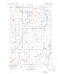 Mesa Washington Historical topographic map, 1:62500 scale, 15 X 15 Minute, Year 1965