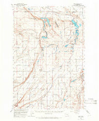 Mesa Washington Historical topographic map, 1:62500 scale, 15 X 15 Minute, Year 1965