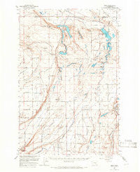 Mesa Washington Historical topographic map, 1:62500 scale, 15 X 15 Minute, Year 1965