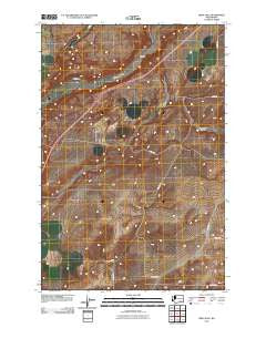 Mesa East Washington Historical topographic map, 1:24000 scale, 7.5 X 7.5 Minute, Year 2011