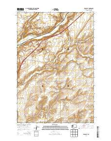 Mesa East Washington Current topographic map, 1:24000 scale, 7.5 X 7.5 Minute, Year 2013