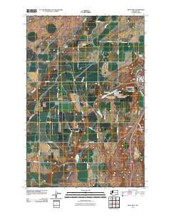 Mesa West Washington Historical topographic map, 1:24000 scale, 7.5 X 7.5 Minute, Year 2011