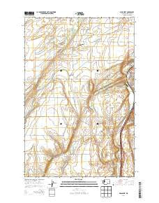 Mesa West Washington Current topographic map, 1:24000 scale, 7.5 X 7.5 Minute, Year 2014
