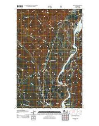 Metaline Washington Historical topographic map, 1:24000 scale, 7.5 X 7.5 Minute, Year 2011