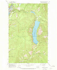 Metaline Falls Washington Historical topographic map, 1:24000 scale, 7.5 X 7.5 Minute, Year 1967