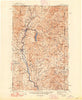 Metaline Washington Historical topographic map, 1:125000 scale, 30 X 30 Minute, Year 1942