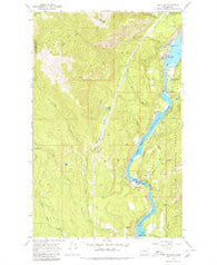 Metaline Washington Historical topographic map, 1:24000 scale, 7.5 X 7.5 Minute, Year 1967