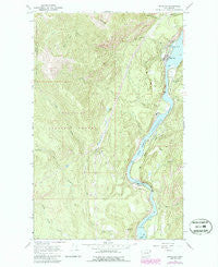 Metaline Washington Historical topographic map, 1:24000 scale, 7.5 X 7.5 Minute, Year 1967