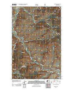 Methow Washington Historical topographic map, 1:24000 scale, 7.5 X 7.5 Minute, Year 2011