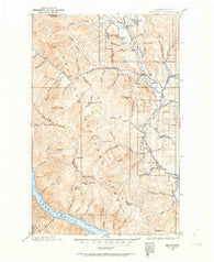 Methow Washington Historical topographic map, 1:125000 scale, 30 X 30 Minute, Year 1899