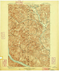 Methow Washington Historical topographic map, 1:125000 scale, 30 X 30 Minute, Year 1901