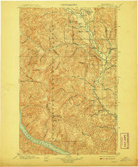 Methow Washington Historical topographic map, 1:125000 scale, 30 X 30 Minute, Year 1901