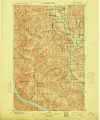 Methow Washington Historical topographic map, 1:125000 scale, 30 X 30 Minute, Year 1901