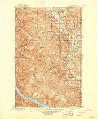 Methow Washington Historical topographic map, 1:125000 scale, 30 X 30 Minute, Year 1901