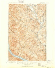 Methow Washington Historical topographic map, 1:125000 scale, 30 X 30 Minute, Year 1901