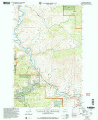 Methow Washington Historical topographic map, 1:24000 scale, 7.5 X 7.5 Minute, Year 2001