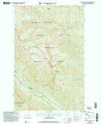 Midnight Mountain Washington Historical topographic map, 1:24000 scale, 7.5 X 7.5 Minute, Year 2002
