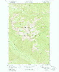 Midnight Mtn. Washington Historical topographic map, 1:24000 scale, 7.5 X 7.5 Minute, Year 1969