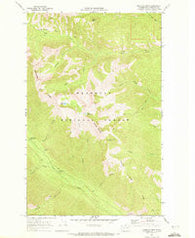 Midnight Mtn. Washington Historical topographic map, 1:24000 scale, 7.5 X 7.5 Minute, Year 1969