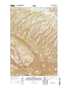 Milk Canyon Washington Current topographic map, 1:24000 scale, 7.5 X 7.5 Minute, Year 2014