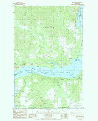 Miller Mtn. Washington Historical topographic map, 1:24000 scale, 7.5 X 7.5 Minute, Year 1985