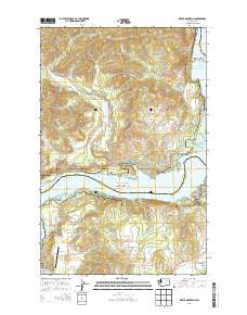 Miller Mountain Washington Current topographic map, 1:24000 scale, 7.5 X 7.5 Minute, Year 2014