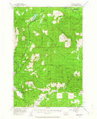 Mineral Washington Historical topographic map, 1:62500 scale, 15 X 15 Minute, Year 1956