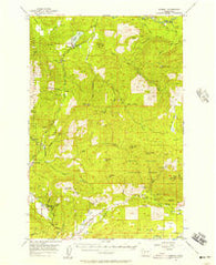 Mineral Washington Historical topographic map, 1:62500 scale, 15 X 15 Minute, Year 1956