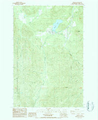 Mineral Washington Historical topographic map, 1:24000 scale, 7.5 X 7.5 Minute, Year 1987