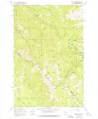 Mission Peak Washington Historical topographic map, 1:24000 scale, 7.5 X 7.5 Minute, Year 1966