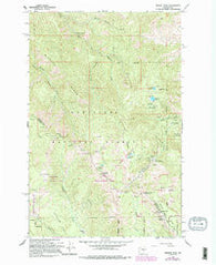 Mission Peak Washington Historical topographic map, 1:24000 scale, 7.5 X 7.5 Minute, Year 1966