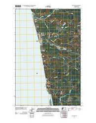 Moclips Washington Historical topographic map, 1:24000 scale, 7.5 X 7.5 Minute, Year 2011