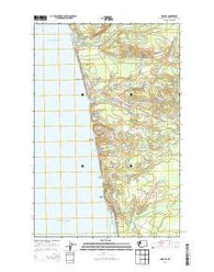Moclips Washington Current topographic map, 1:24000 scale, 7.5 X 7.5 Minute, Year 2014